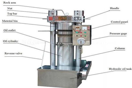 hydraulic sesame oil press machine